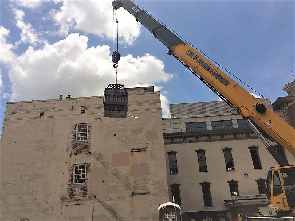 Savannah Law School Crane Lifting Block