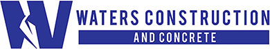 Waters Construction and Concrete Logo